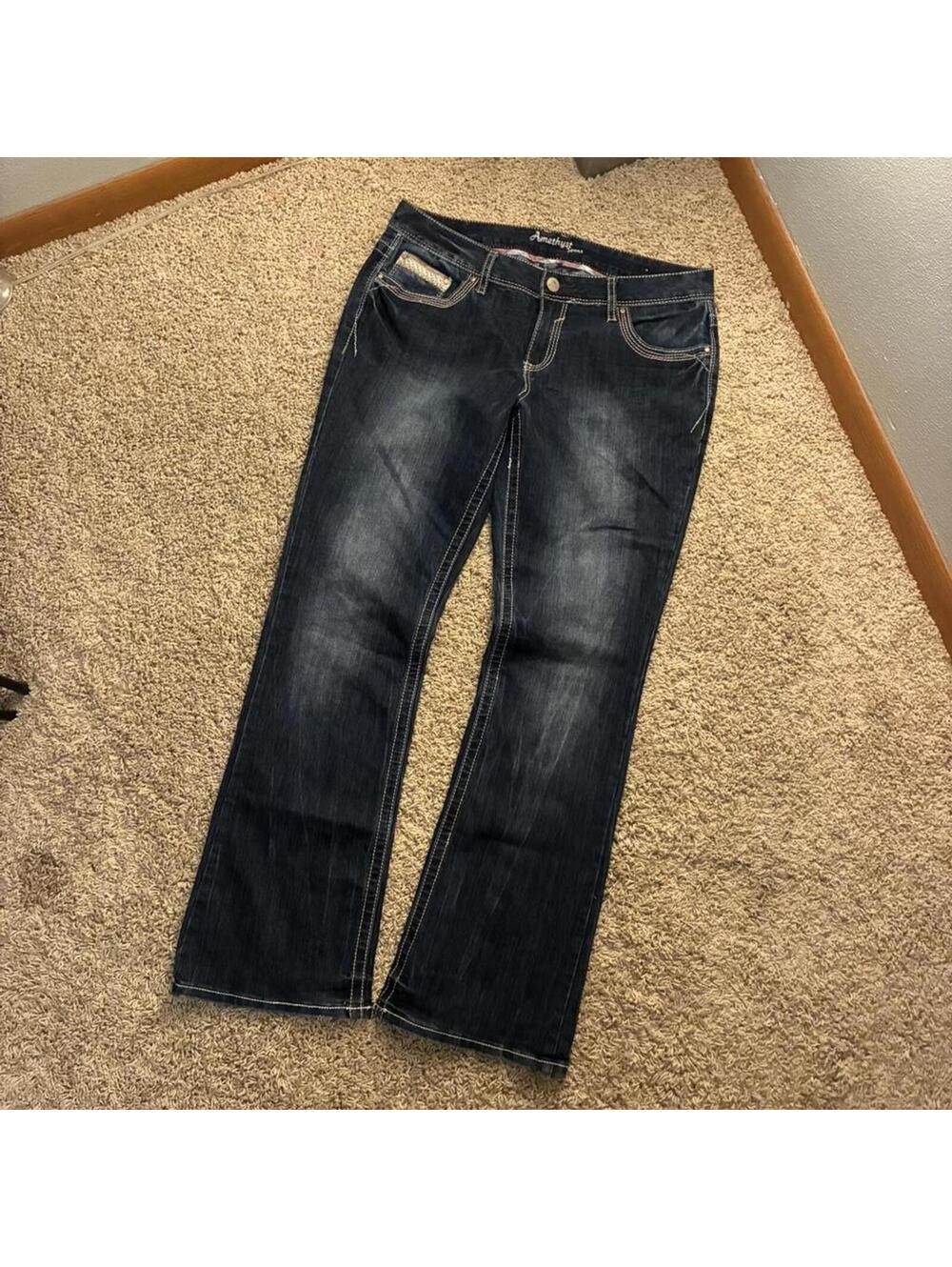 Women's Navy and Blue Jeans